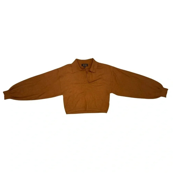 Truth by Republic  Knit Top / Sweater | Copper Brown | Size Large - Picture 2 of 6